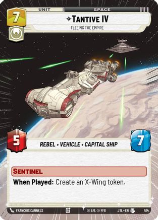 Tantive IV - Fleeing the Empire (Hyperspace) (514) - Jump to Lightspeed