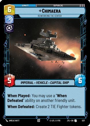 Chimaera - Reinforcing the Center (Foil) (537) - Jump to Lightspeed
