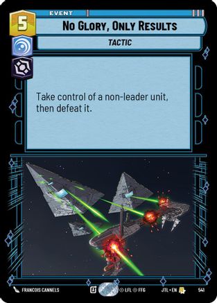 No Glory, Only Results (Foil) (541) - Jump to Lightspeed Foil