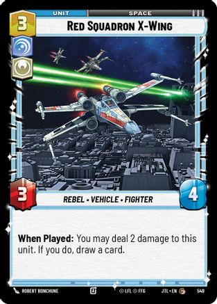 Red Squadron X-Wing (Foil) (549) - Jump to Lightspeed Foil