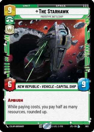 The Starhawk - Prototype Battleship (Foil) (603) - Jump to Lightspeed Foil