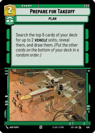 Prepare for Takeoff (Foil) (626) - Jump to Lightspeed Foil