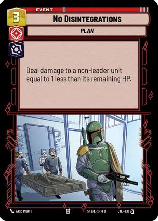 No Disintegrations (Foil) (642) - Jump to Lightspeed Foil