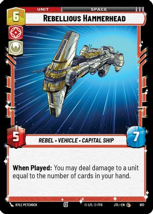 Rebellious Hammerhead (Foil) (651) - Jump to Lightspeed