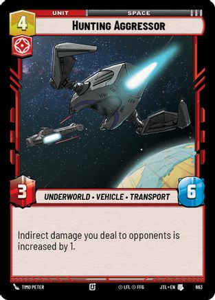 Hunting Aggressor (Foil) (663) - Jump to Lightspeed Foil