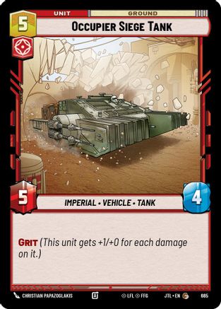 Occupier Siege Tank (Foil) (665) - Jump to Lightspeed Foil
