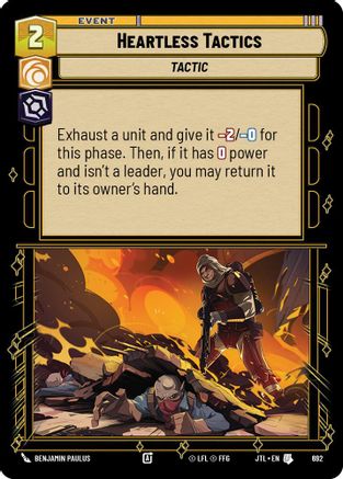 Heartless Tactics (Foil) (692) - Jump to Lightspeed Foil