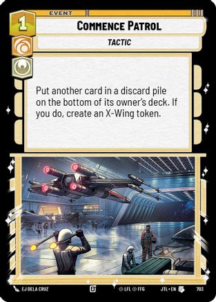 Commence Patrol (Foil) (703) - Jump to Lightspeed Foil
