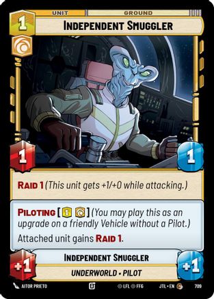 Independent Smuggler (Foil) (709) - Jump to Lightspeed Foil