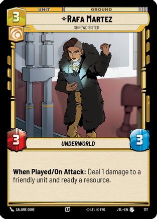 Rafa Martez - Shrewd Sister (Foil) (717) - Jump to Lightspeed