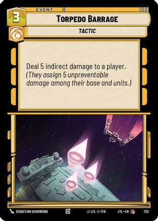 Torpedo Barrage (Foil) (732) - Jump to Lightspeed Foil