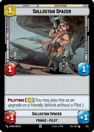 Sullustan Spacer (Foil) (753) - Jump to Lightspeed Foil