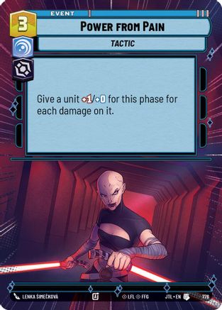 Power from Pain (Hyperspace Foil) (776) - Jump to Lightspeed Foil