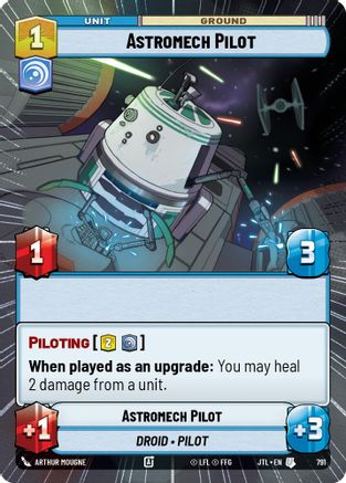 Astromech Pilot (Hyperspace Foil) (791) - Jump to Lightspeed Foil