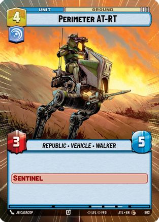 Perimeter AT-RT (Hyperspace Foil) (802) - Jump to Lightspeed