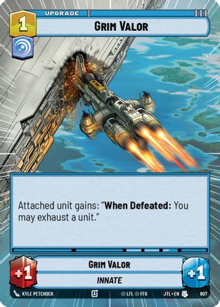 Grim Valor (Hyperspace Foil) (807) - Jump to Lightspeed