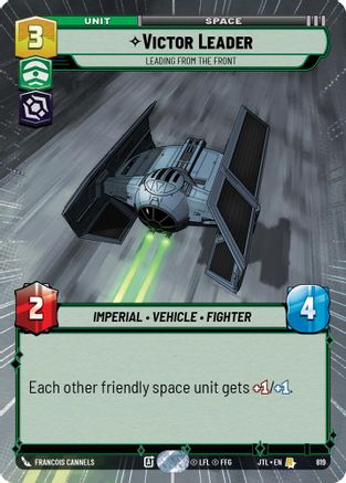 Victor Leader - Leading from the Front (Hyperspace Foil) (819) - Jump to Lightspeed