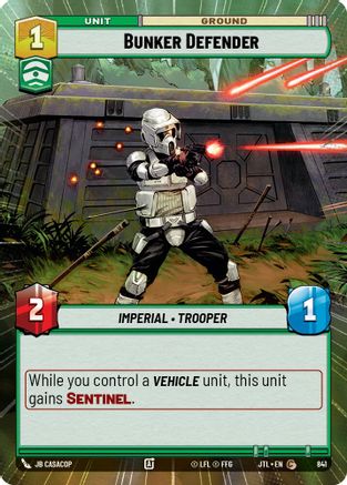 Bunker Defender (Hyperspace Foil) (841) - Jump to Lightspeed