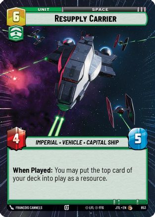 Resupply Carrier (Hyperspace Foil) (853) - Jump to Lightspeed