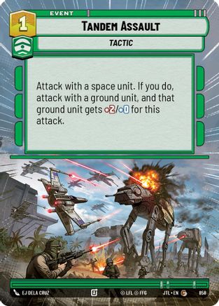 Tandem Assault (Hyperspace Foil) (858) - Jump to Lightspeed Foil