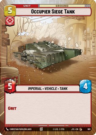Occupier Siege Tank (Hyperspace Foil) (901) - Jump to Lightspeed Foil