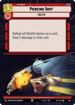 Piercing Shot (Hyperspace Foil) (914) - Jump to Lightspeed Foil