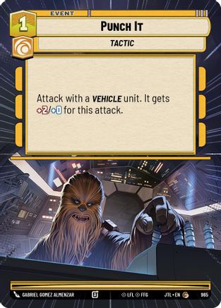 Punch It (Hyperspace Foil) (965) - Jump to Lightspeed Foil