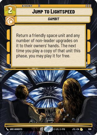 Jump to Lightspeed (Hyperspace Foil) (966) - Jump to Lightspeed