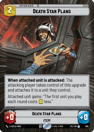 Death Star Plans (Hyperspace Foil) (994) - Jump to Lightspeed