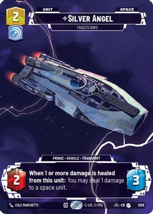 Silver Angel - Trace's Hope (Prestige Foil) (1058) - Jump to Lightspeed Foil