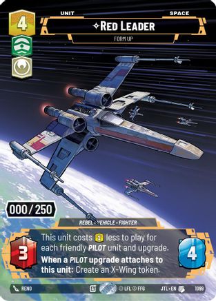 Red Leader - Form Up (Serialized) (1099) - Jump to Lightspeed