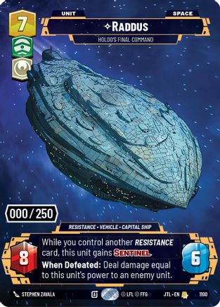 Raddus - Holdo's Final Command (Serialized) (1100) - Jump to Lightspeed