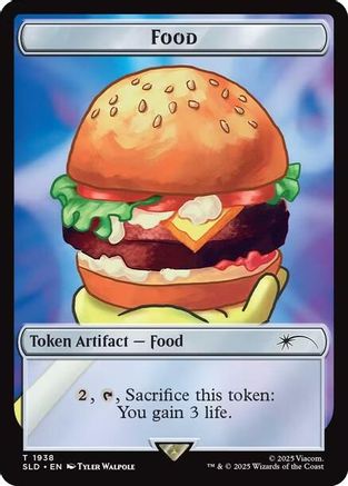 Food Token (1938) (SLD-1938) - Secret Lair Drop Series Foil