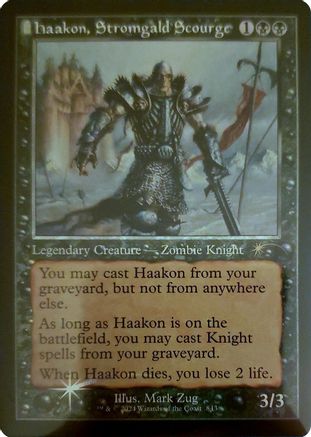Haakon, Stromgald Scourge (Retro Frame) (SLD-843) - Secret Lair Drop Series Foil
