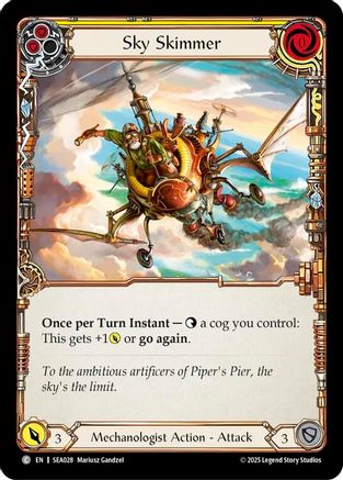 Sky Skimmer (Yellow) (SEA028) - High Seas