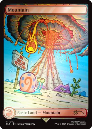 Mountain (1942) (Rainbow Foil) (SLD-1942) - Secret Lair Drop Series Foil