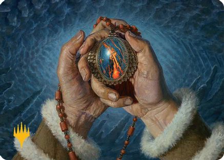 Mox Jasper Art Card (28/54) (Gold-Stamped) (AATDM-028) - Art Series: Tarkir: Dragonstorm