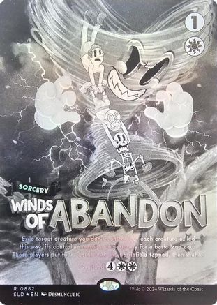 Winds of Abandon (Black & White Foil) (SLD-882) - Secret Lair Drop Series Foil