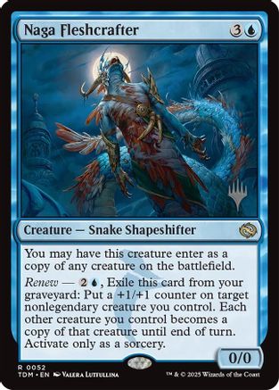 Naga Fleshcrafter (PPTDM-052) - Promo Pack: Tarkir: Dragonstorm