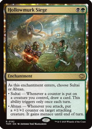Hollowmurk Siege (PPTDM-192) - Promo Pack: Tarkir: Dragonstorm