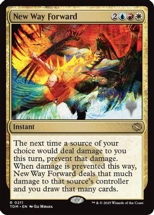 New Way Forward (PPTDM-211) - Promo Pack: Tarkir: Dragonstorm Foil