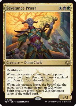 Severance Priest (PPTDM-222) - Promo Pack: Tarkir: Dragonstorm