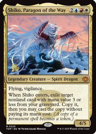 Shiko, Paragon of the Way (PRE-223) - Prerelease Cards