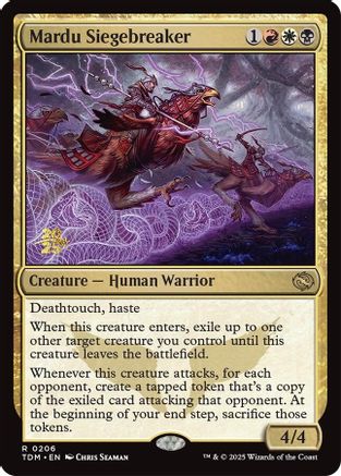 Mardu Siegebreaker (PRE-206) - Prerelease Cards Foil