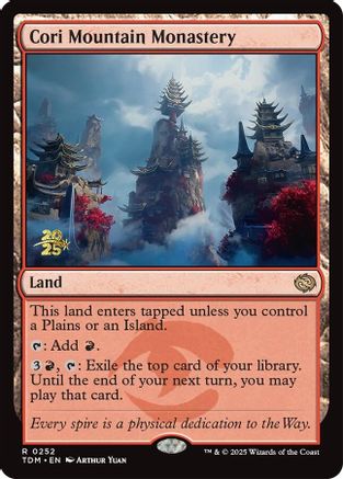 Cori Mountain Monastery (PRE-252) - Prerelease Cards Foil