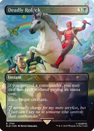 Deadly Rollick (Rainbow Foil) (SLD-1754) - Secret Lair Drop Series Foil