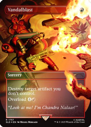 Vandalblast (1757) (Rainbow Foil) (SLD-1757) - Secret Lair Drop Series Foil
