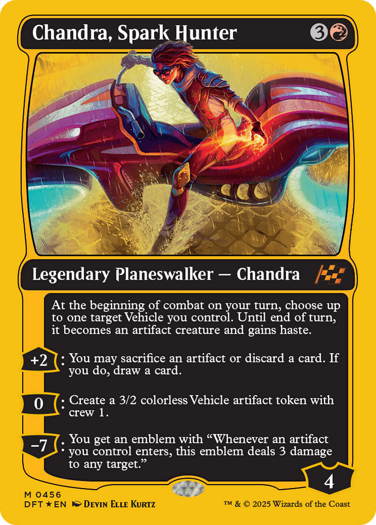 Chandra, Spark Hunter (First-Place Foil) (-456) - Aetherdrift