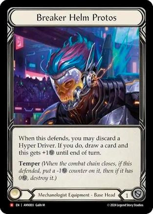 Breaker Helm Protos (AMX003) - Armory Deck: Maxx Nitro