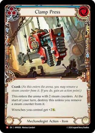 Clamp Press (AMX026) - Armory Deck: Maxx Nitro